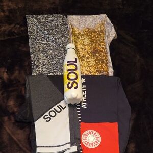 SoulCycle Women's Leggings Bundle With Water Bottle - Sz S